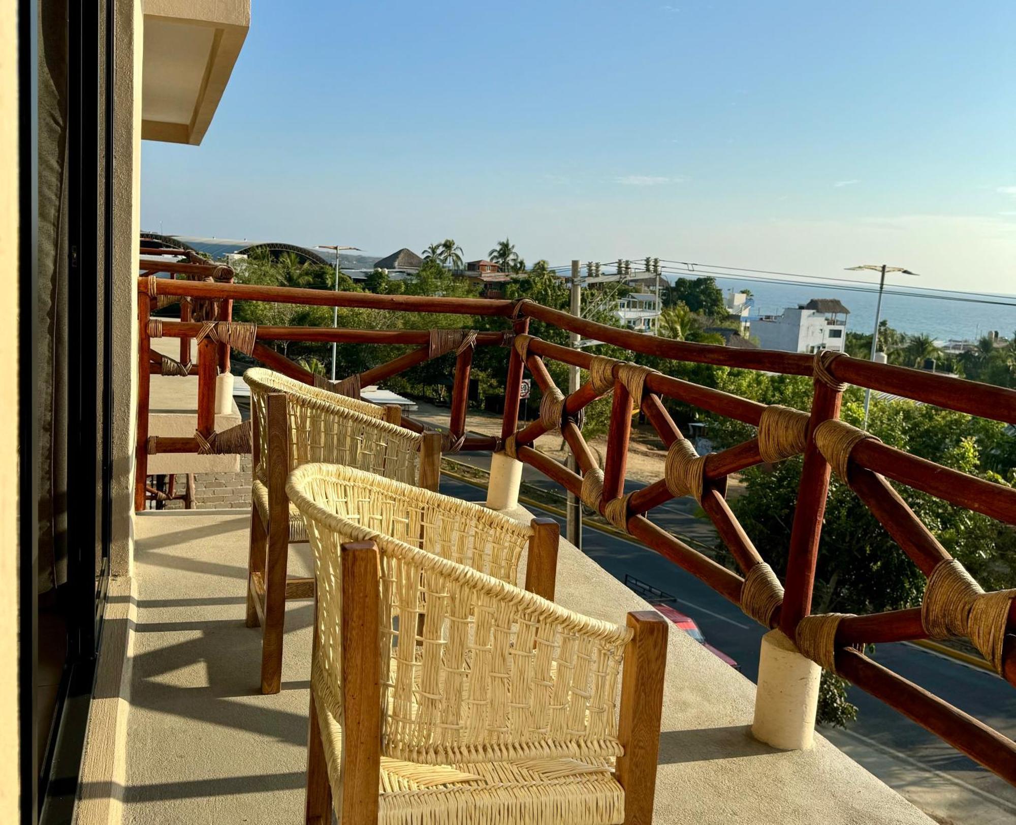Casa Zianda - Amplios Apartamentos Con Vista Al Mar - A 7 Minutos Caminando De Playa Zicatela Brisas de Zicatela Phòng bức ảnh