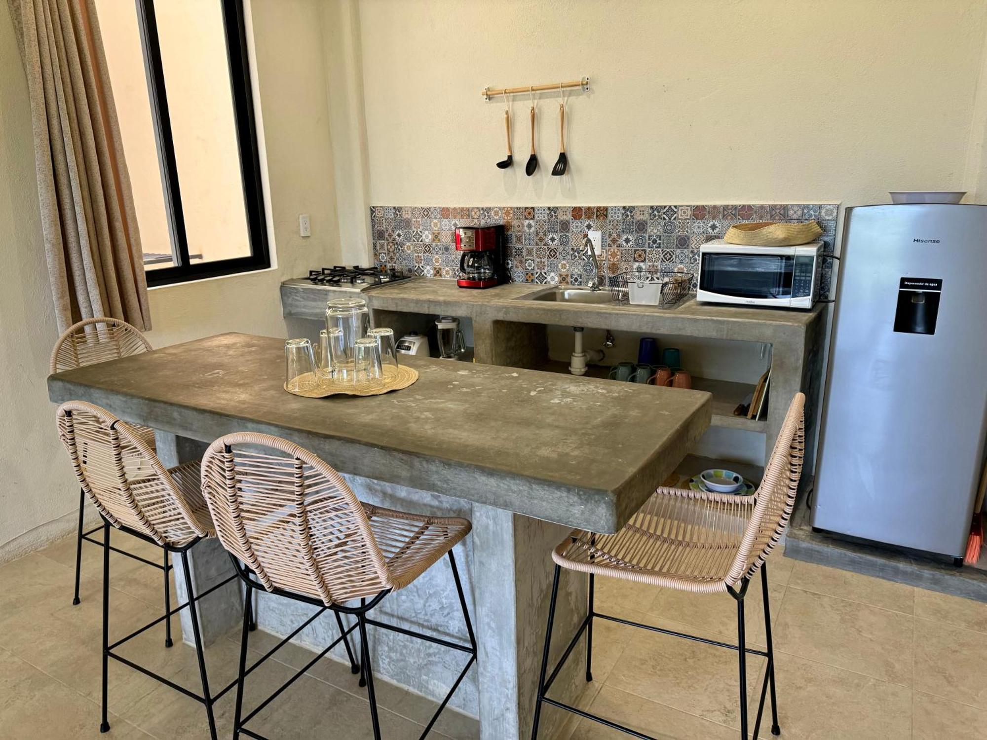 Casa Zianda - Amplios Apartamentos Con Vista Al Mar - A 7 Minutos Caminando De Playa Zicatela Brisas de Zicatela Ngoại thất bức ảnh