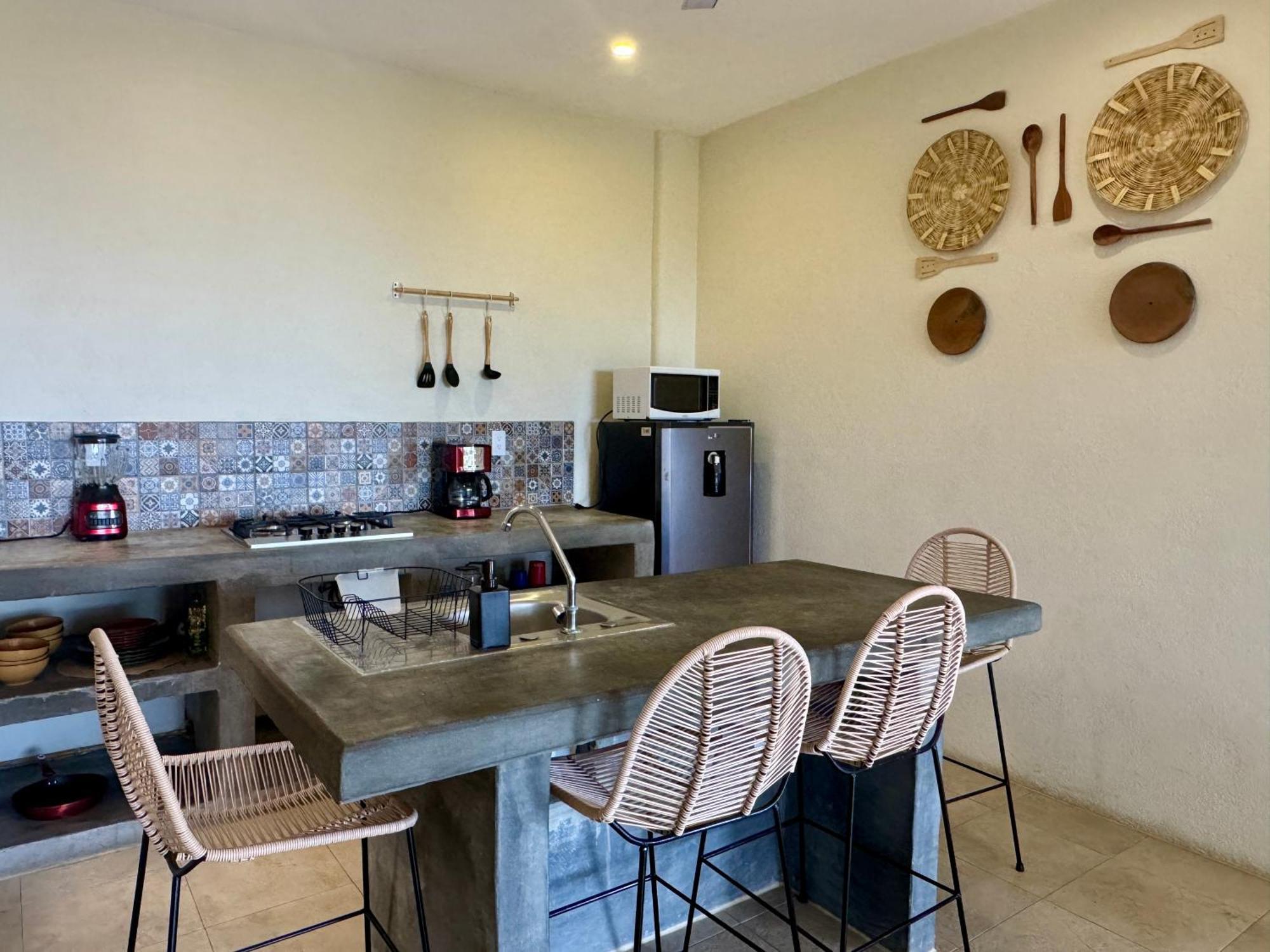 Casa Zianda - Amplios Apartamentos Con Vista Al Mar - A 7 Minutos Caminando De Playa Zicatela Brisas de Zicatela Ngoại thất bức ảnh