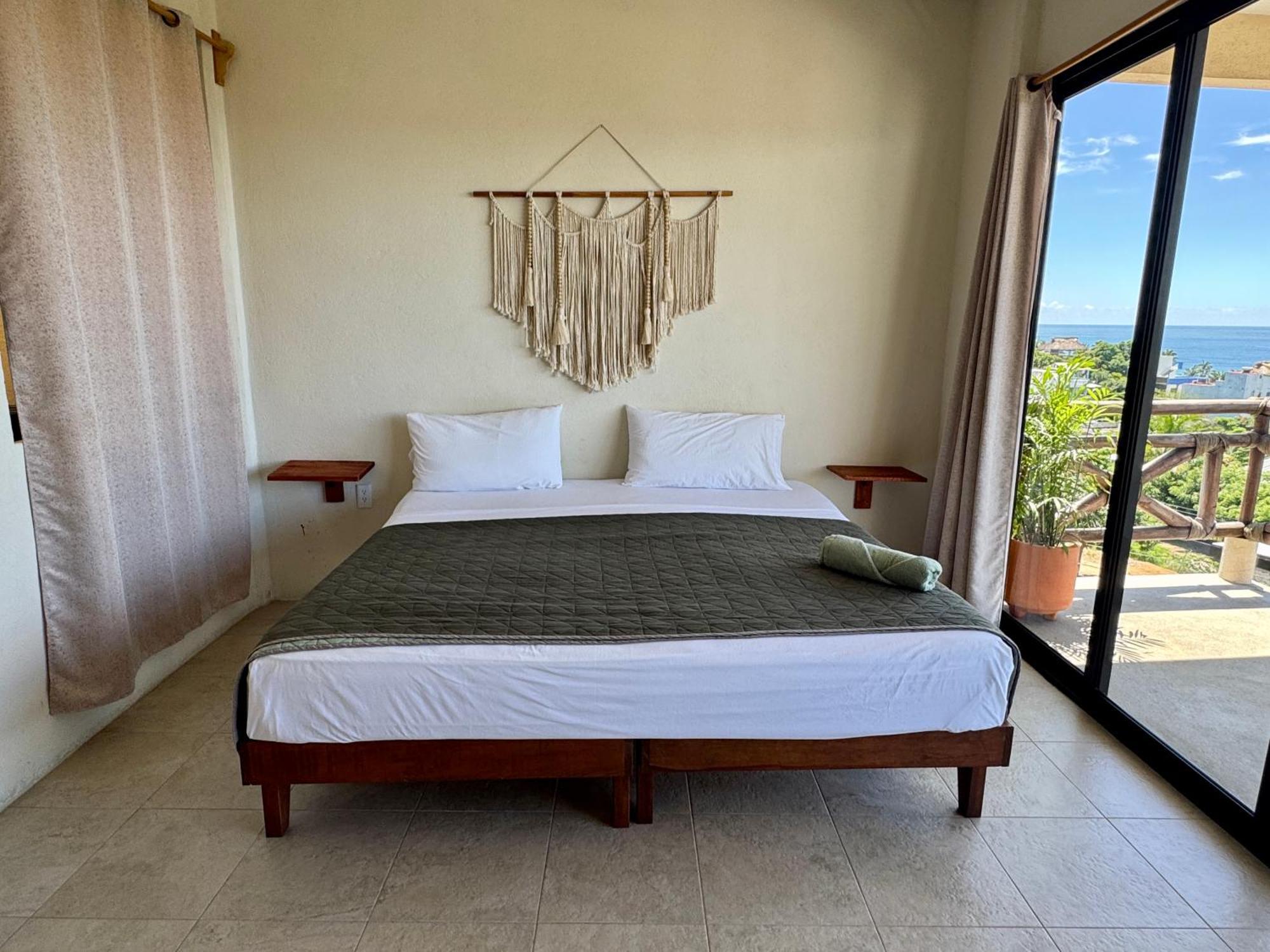 Casa Zianda - Amplios Apartamentos Con Vista Al Mar - A 7 Minutos Caminando De Playa Zicatela Brisas de Zicatela Ngoại thất bức ảnh